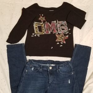 Hardly worn Bongo Girls OMG Shirt/Sweater